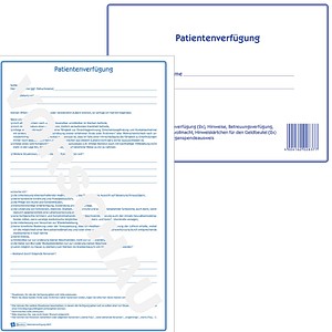 ZWECKFORM AVERY Zweckform Vordruck \"Patientenverfügung\", 220 x 163 mm - 1 Stück (2837)