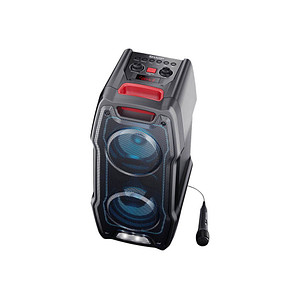 SHARP PS-929 - Party-Soundsystem - tragbar - kabellos - Bluetooth - 50 Watt - zweiweg - Schwarz (PS-