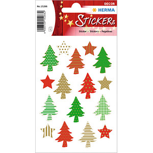 HERMA 48 HERMA Aufkleber Weihnachtsbaum; 1 Pack = 48 St.