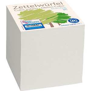 KÖNIG & EBHARDT Recycling Notizwürfel grau 8,5 x 8,5 cm, ca. 650 Blatt, 1 Pack