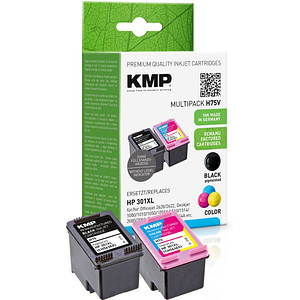 KMP Tintenpatrone ersetzt HP 301XL (CH563EE, CH564EE)