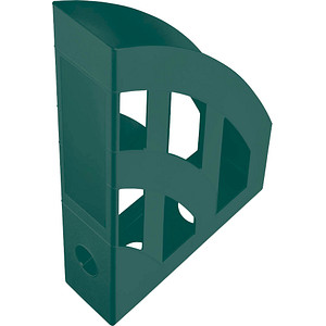 HELIT Stehsammler \"the green bridge\", DIN A4, grün für DIN A4 bis C4, aus recyceltem Kunststoff (min