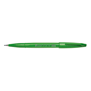 PENTEL SES15C-D Brush-Pen grün