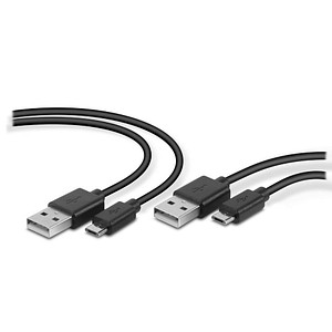 SPEED-LINK STREAM Play & Charge USB Kabel Set für PS4, sw retail