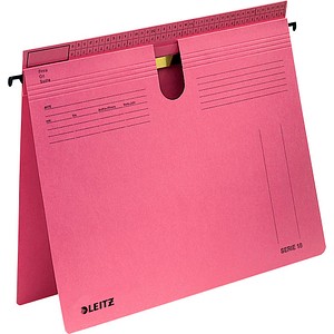 LEITZ SERIE 18 Hängehefter, Manilakarton 250 g/qm, rot - für den Markt: D / L / A / CH - 50 Stück (1