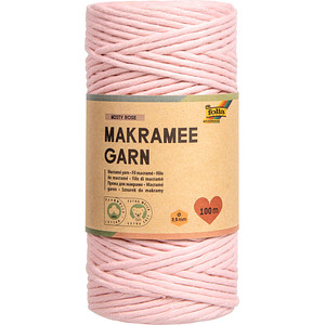 FOLIA Makramee Garn altrosa Misty rose